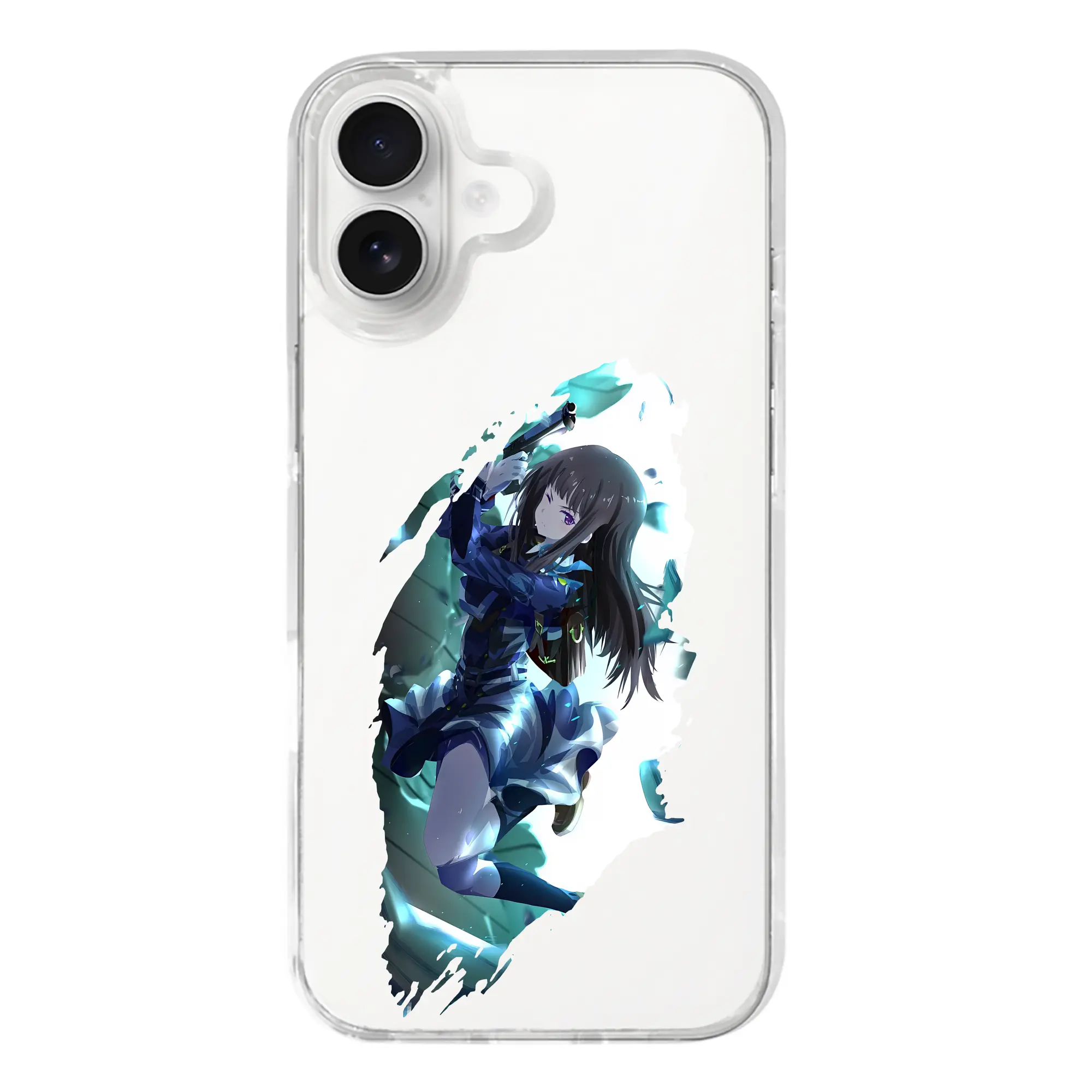 リコリス・リコイル グッズ,井ノ上たきな - iPhone 17シリーズ 透明スマホケース – 薄型・耐衝撃・精密フィット保護カバー